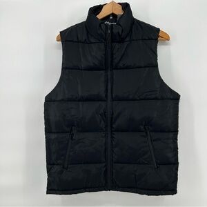 Tuveke Insulated Puffer Vest Mens M Black Hiking Camping NWT
